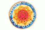 Dusyma Glitzermandala Sonne
