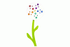 Dusyma Wandelement Blume mit J ...