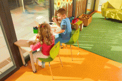 Dusyma Fenstertisch Buche Dekor  (Zoom)