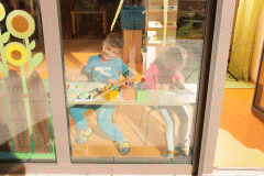 Dusyma Fenstertisch Buche Dekor  (Zoom)