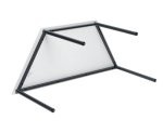 Betzold Trapeztisch, runde Tischbeine  (Zoom)