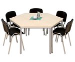 Betzold Trapeztisch, quadratische Tischbeine  (Zoom)