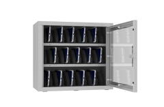 Orgami Handyschrank stabiler Stahlschrank zur Aufbewahrung von bis zu 30 Handys  (Zoom)