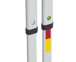 Betzold Zweier-Schülertisch, C-Fuß, höhenverstellbar, mit Drahtkorbablagen 4877 (Zoom)