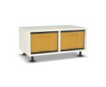 Flexeo Regal, 2 Reihen, 2 große Boxen, Mittelwand  (Zoom)