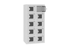 Orgami Handyfächerschrank mit Acrylglasausschnitt jedes Fach mit Softfilz-Einlage (Zoom)