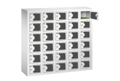 Orgami Handyfächerschrank mit Acrylglasausschnitt 30 Fächer (Zoom)