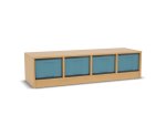 Flexeo Regal, 4 Reihen, 4 große Boxen, Mittelwand 4095 (Zoom)