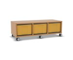 Flexeo Regal, 3 Reihen, 3 große Boxen, Mittelwand 4093 (Zoom)
