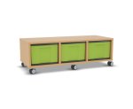 Flexeo Regal, 3 Reihen, 3 große Boxen, Mittelwand 4094 (Zoom)