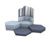 Betzold Sechseck Lounge Set 4
