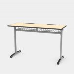 Mirplay Sch&uuml;lertisch Naxel Buche Zweier Sch&uuml;lertisch Naxel Buche (Zoom)