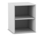 Flexeo Aufsatzregal, 2 F&auml;cher, Breite 48,1 cm  (Zoom)
