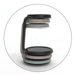 Mirplay Bewegungshocker Jon platzsparend stapelbar (Zoom)