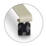 Mirplay Klapptisch Minifloop Schwerlastsolle, feststellbar (Zoom)