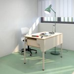 Mirplay Rectangle Lehrertisch modernes Design (Zoom)