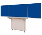 Betzold Gestell-Klappschiebetafel, feststehend Tafelfläche blau (Zoom)