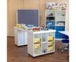 Flexeo Materialtisch f&uuml;r 16 Boxen  (Zoom)