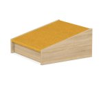 EduCasa Kleines Podest - �bergangsrampe 50 x 50 cm
