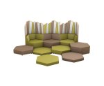 Betzold Sechseck-Lounge Set 10 5168 (Zoom)