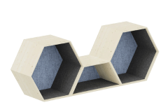 Dusyma Lernwabe&reg; Flip Set M Lernwabe&reg; Flip Set M grau/hellblau Aufbau-Variante (Zoom)