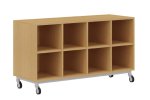 Dusyma Regal auf Rollen, Breite 139 cm