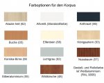 Anders + Kern Medienwagen FlexLine DVP - Rollcontainer Farboptionen für den Korpus (Zoom)