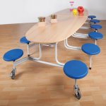 Conen Spaceflex 2.0 Klapptisch, oval, 12 Sitze